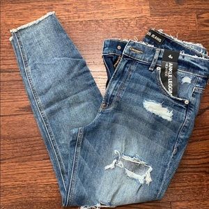 Express high rise ankle legging Jean